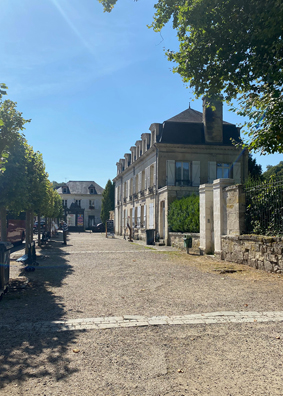 Buildings in Pierrefonds, France