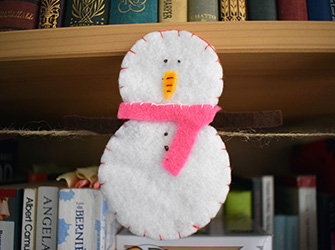 Chloe's Snowman Bunting