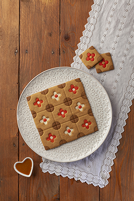 Gingerbread sharing square