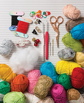 The basic tools you will need to start crocheting!