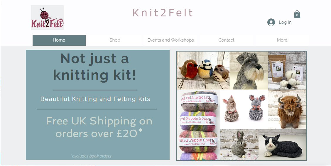 Knit2Felt website