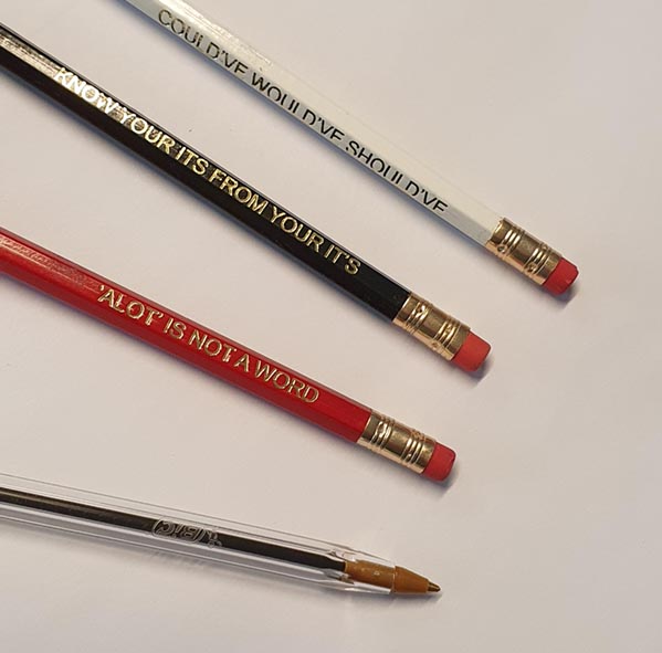 Pencils and Pen