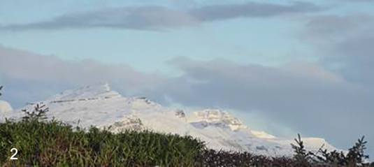 Photograph – Ben Tianavaig and the Storr; view from the lounge