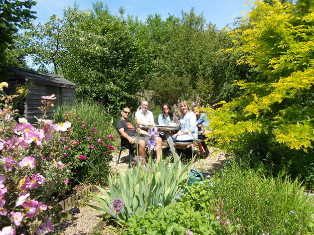 Lunch in the garden