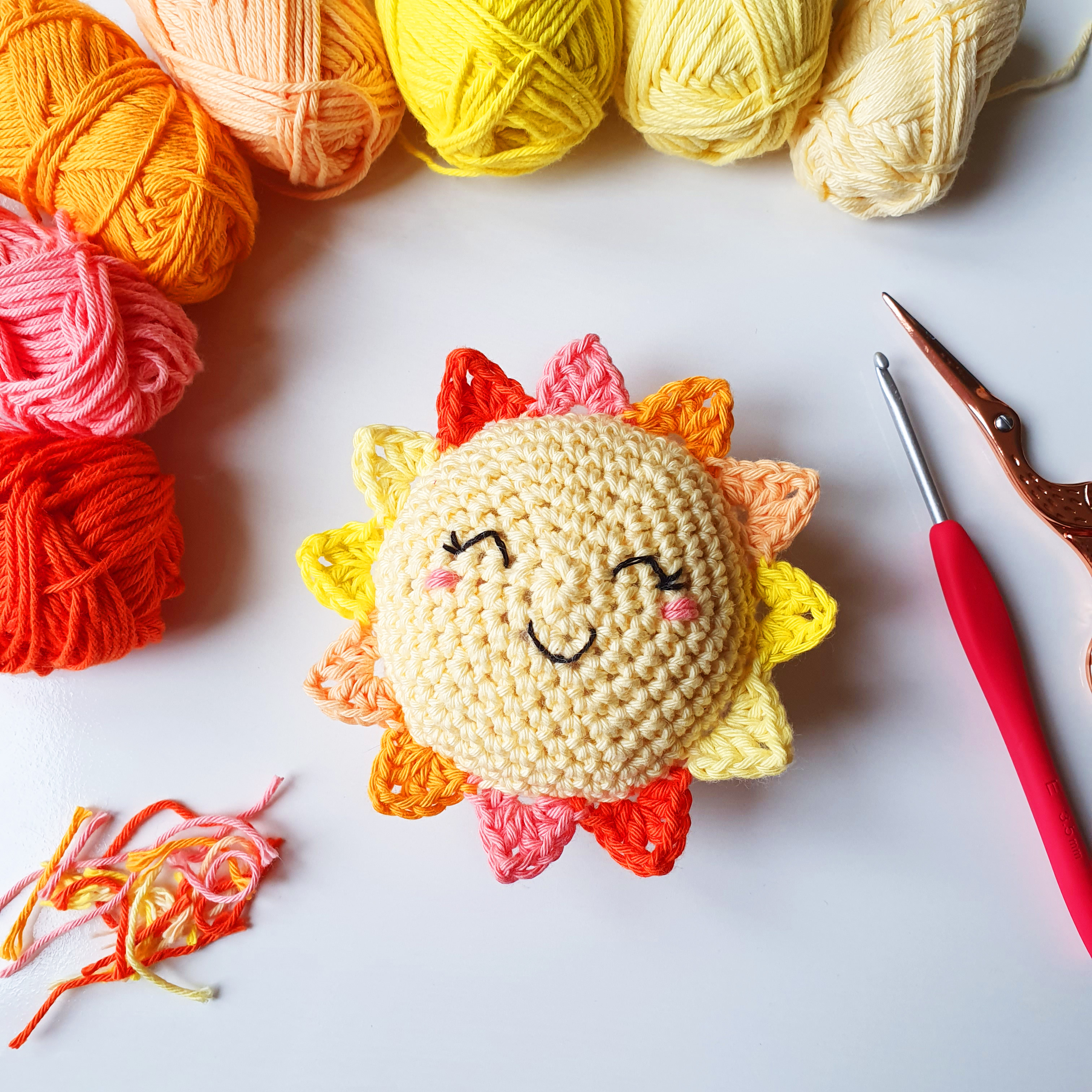 Smiley Amigurumi Sunshine